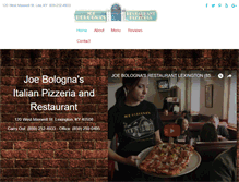 Tablet Screenshot of joebolognas.com